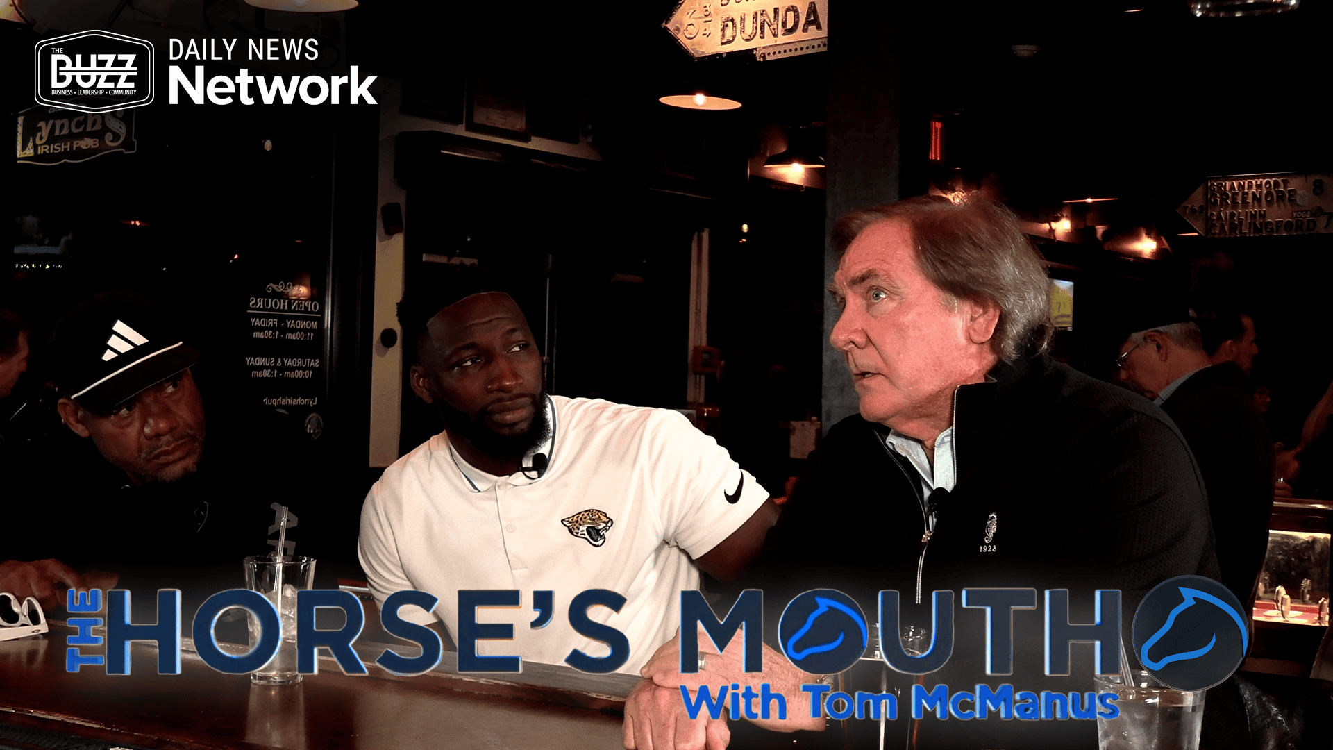 The Horse’s Mouth at Lynch’s Irish Pub with Sam Kouvaris, Jordan Todman, and Jimmy Smith